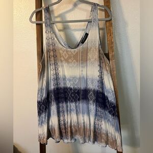 Wendy Bellissimo Maternity Tie-Dye Tank Top